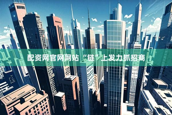 配资网官网网站 “链”上发力抓招商